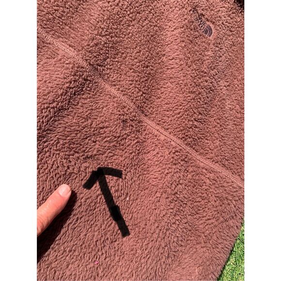 The North face Fleece gray sweater jacket Womens Small - Picture 7 of 9